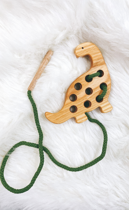 Mr. Bronto lacing toy