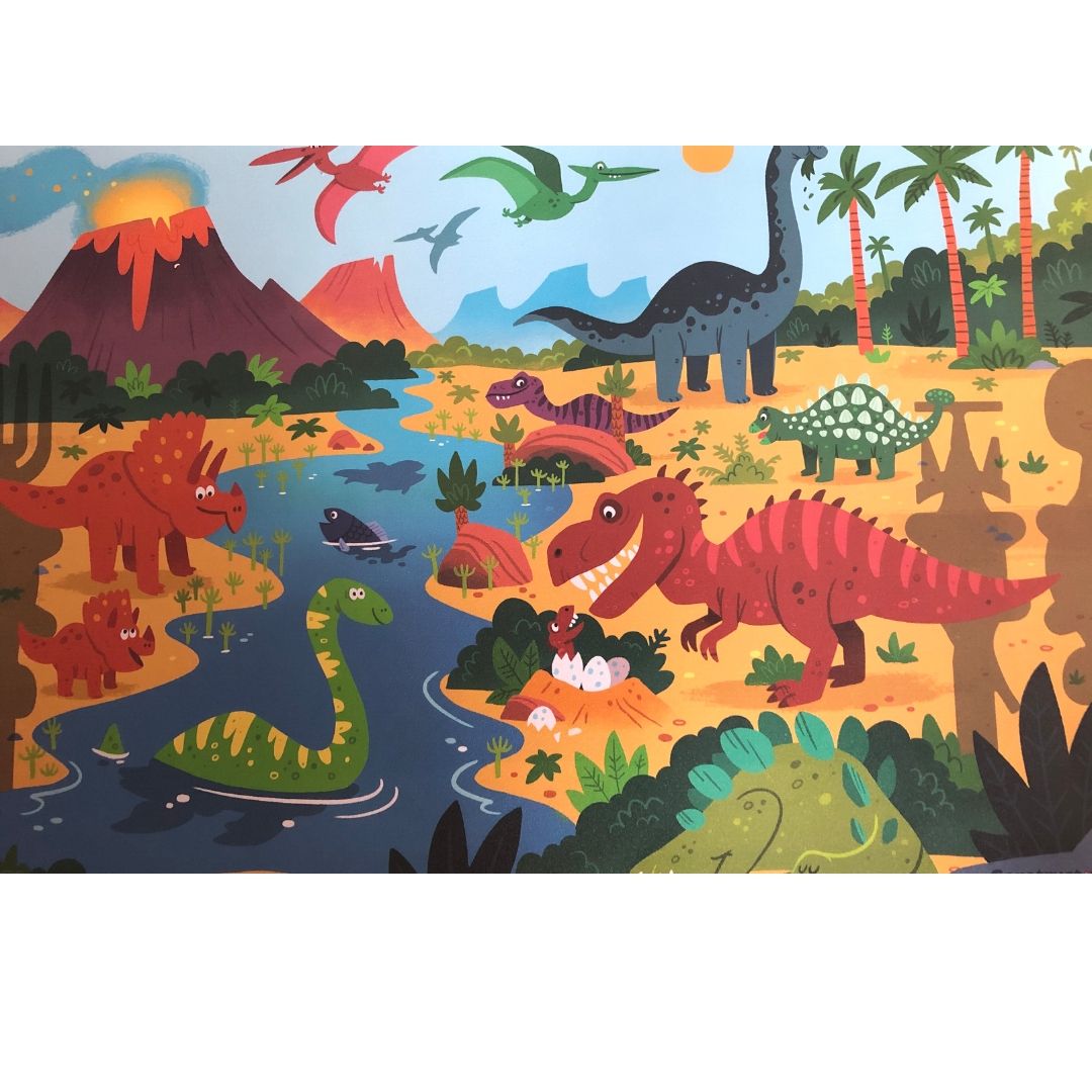 Constructive Eating - DINOSAUR DINING PLACEMAT