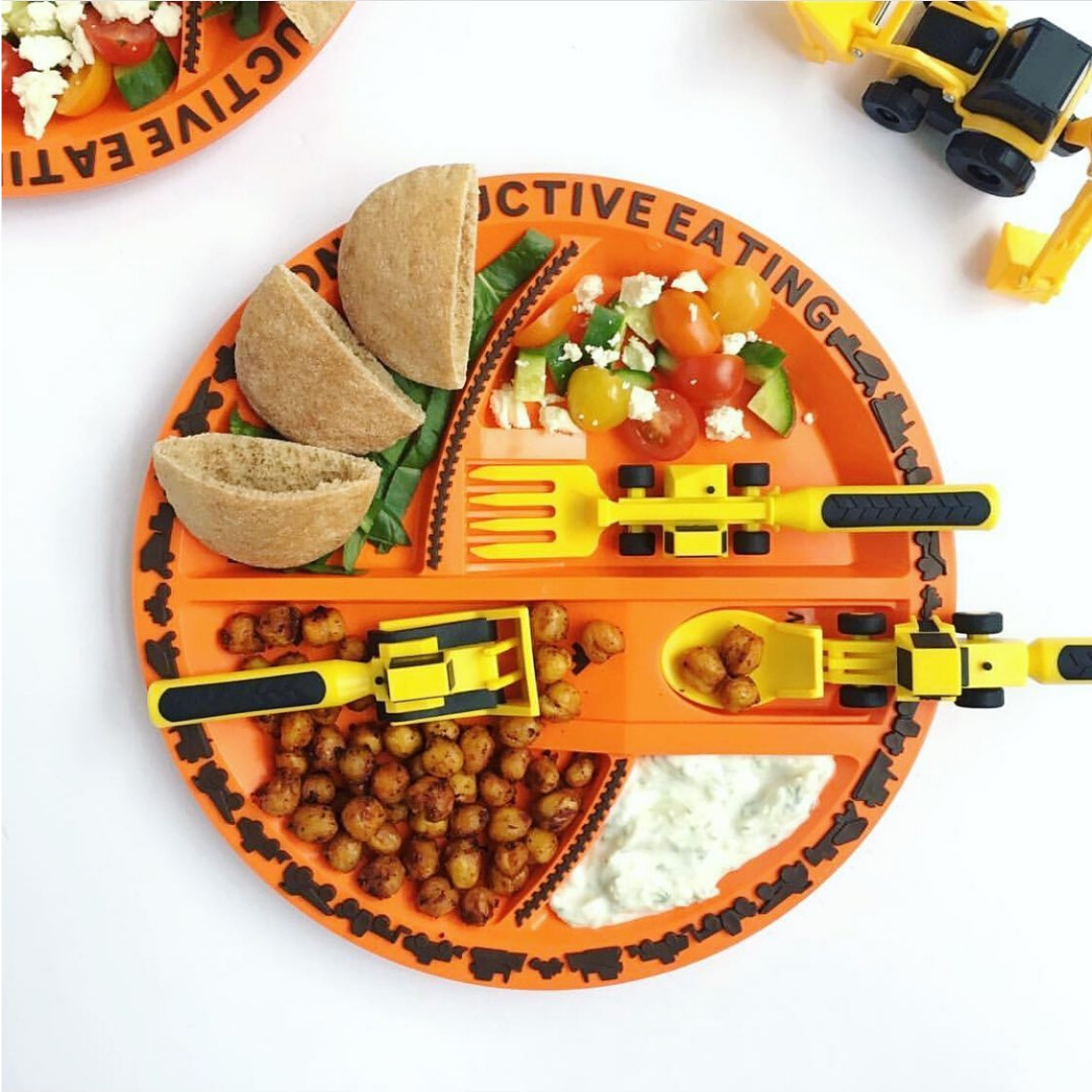 Constructive Eating - PLATE & UTENSILS ONLY