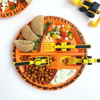 Constructive Eating - PLATE & UTENSILS ONLY